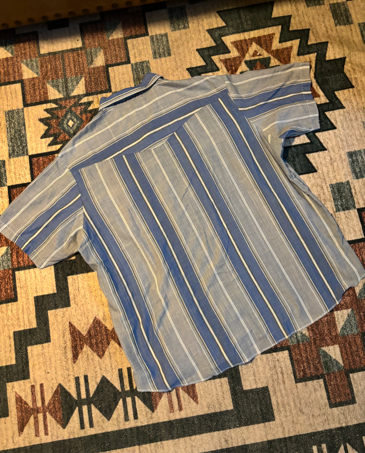 COWBOY BLUES WRANGLER PEARL SNAP *VINTAGE*