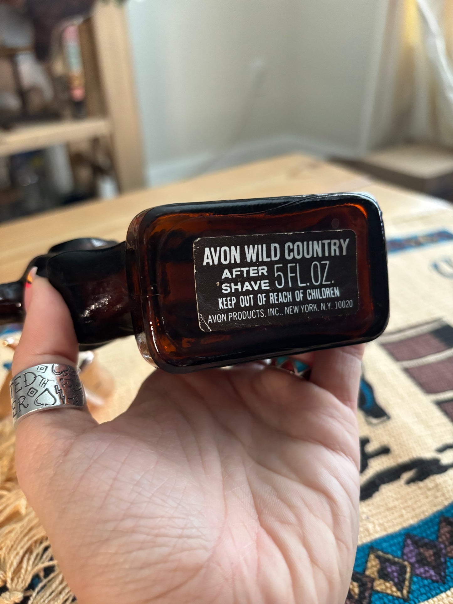 *VINTAGE* THE PONY EXPRESS AVON WILD COUNTRY AFTERSHAVE BOTTLE *EMPTY*