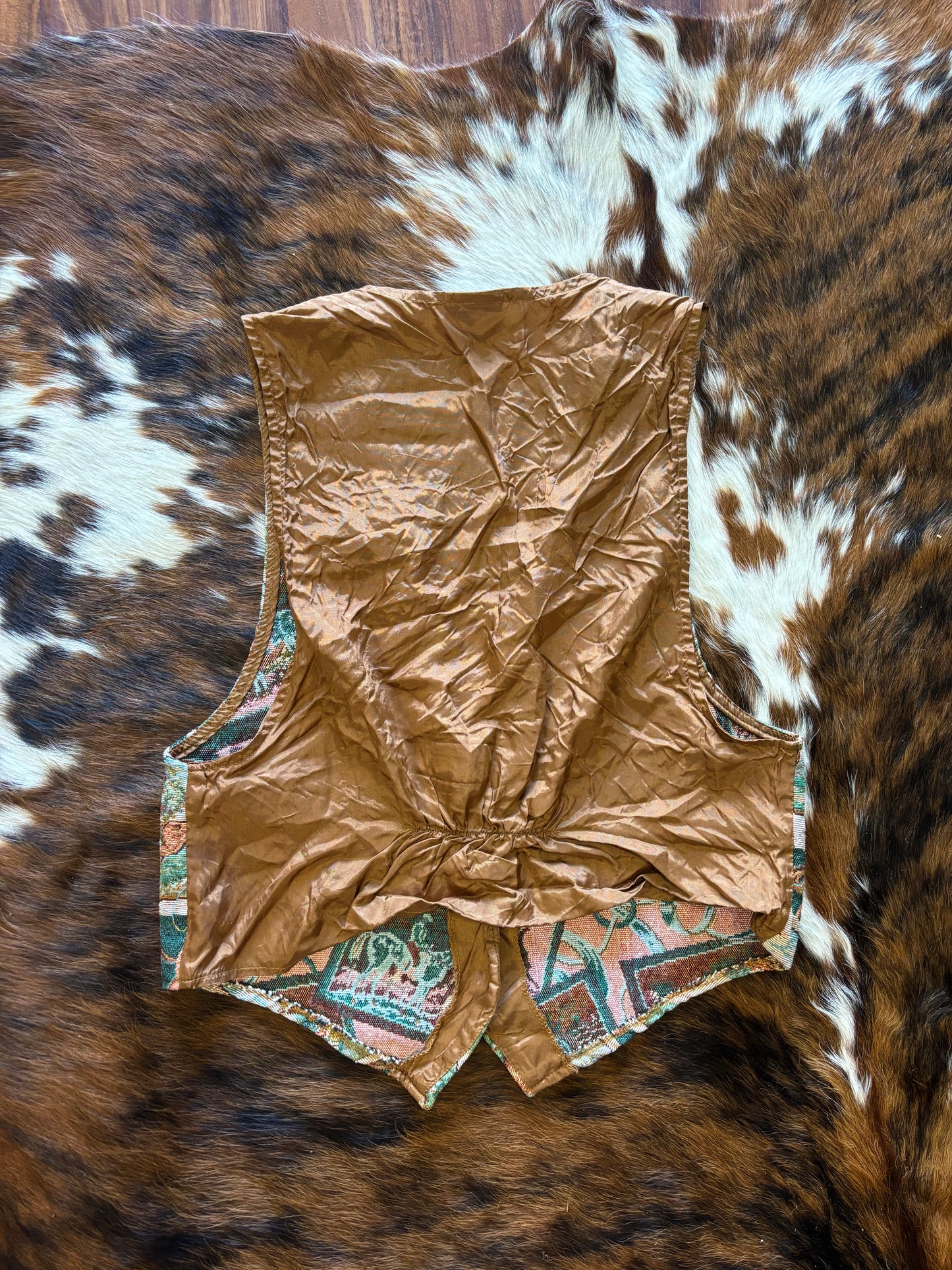 *VINTAGE* TAPESTRY HORSE VEST