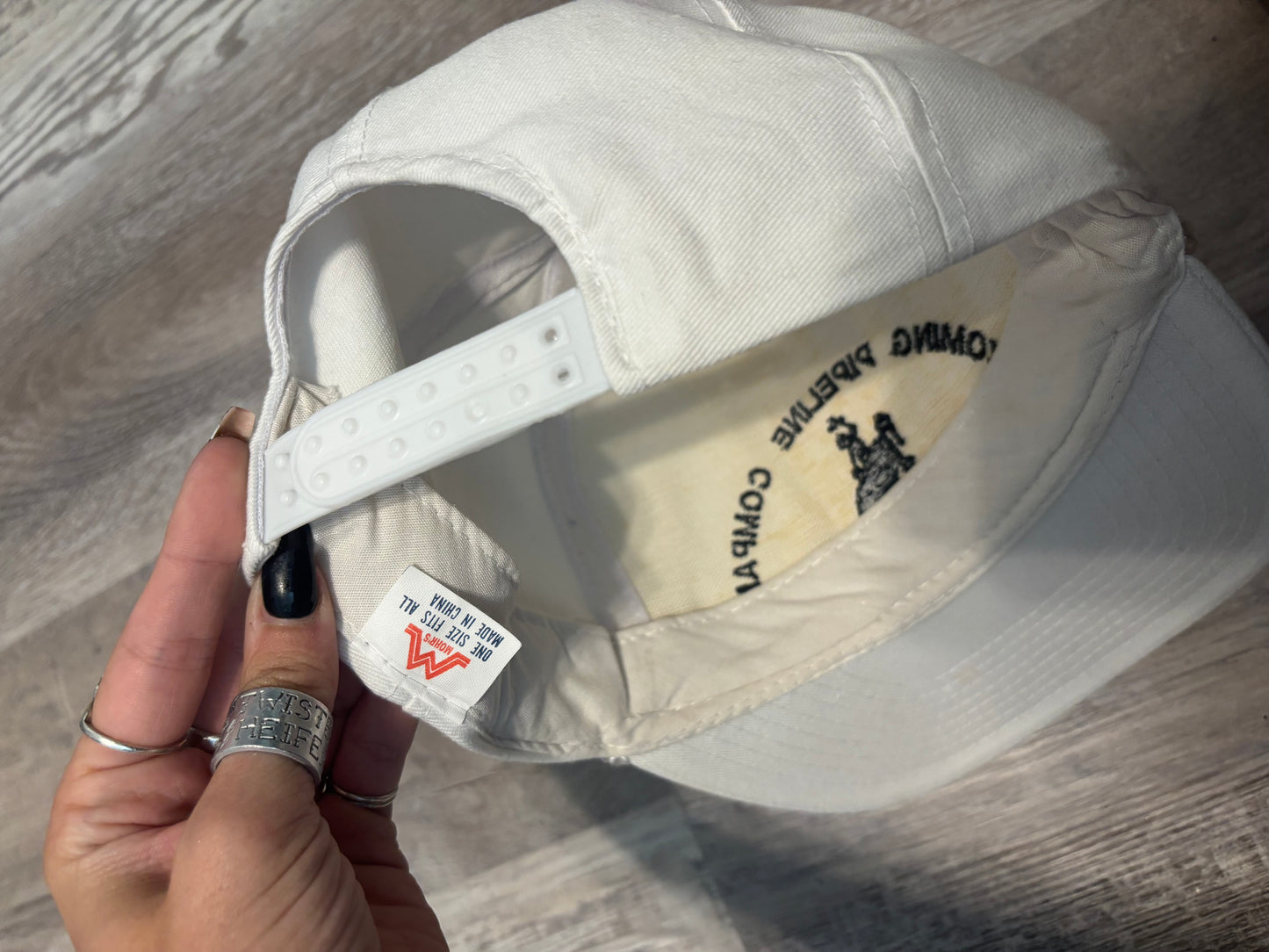 WYOMING PIPELINE COMPANY TRUCKER SNAPBACK HAT *VINTAGE*