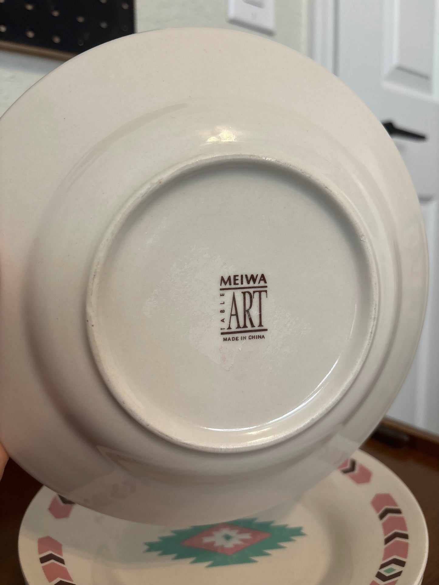 *VINTAGE* SANTA FE MEIWA TABLE ART AZTEC SOUTH WESTERN PLATES AND BOWLS SET (6 PCS)