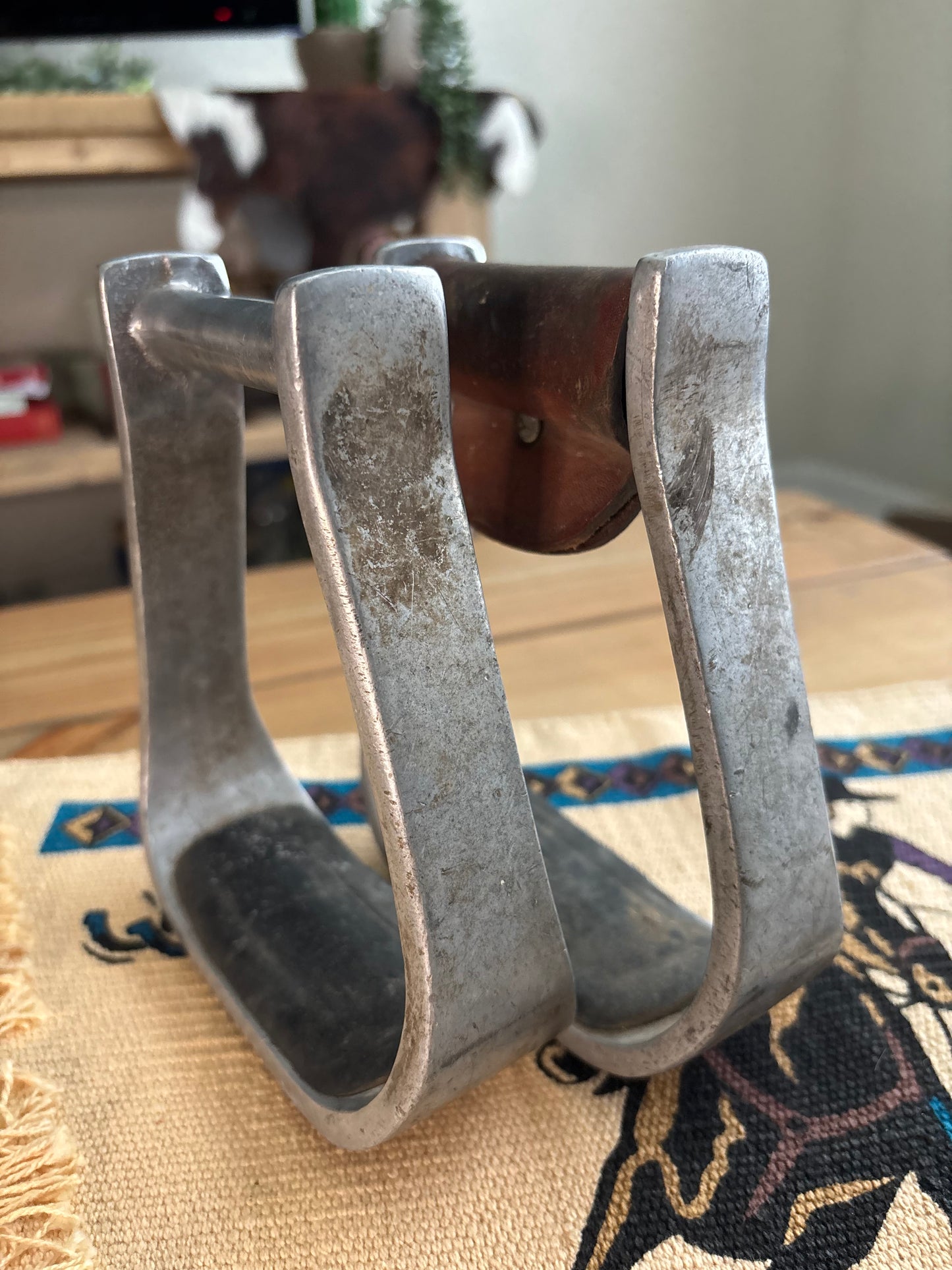 RUSTY CRUSTY ALUMINUM STIRRUPS