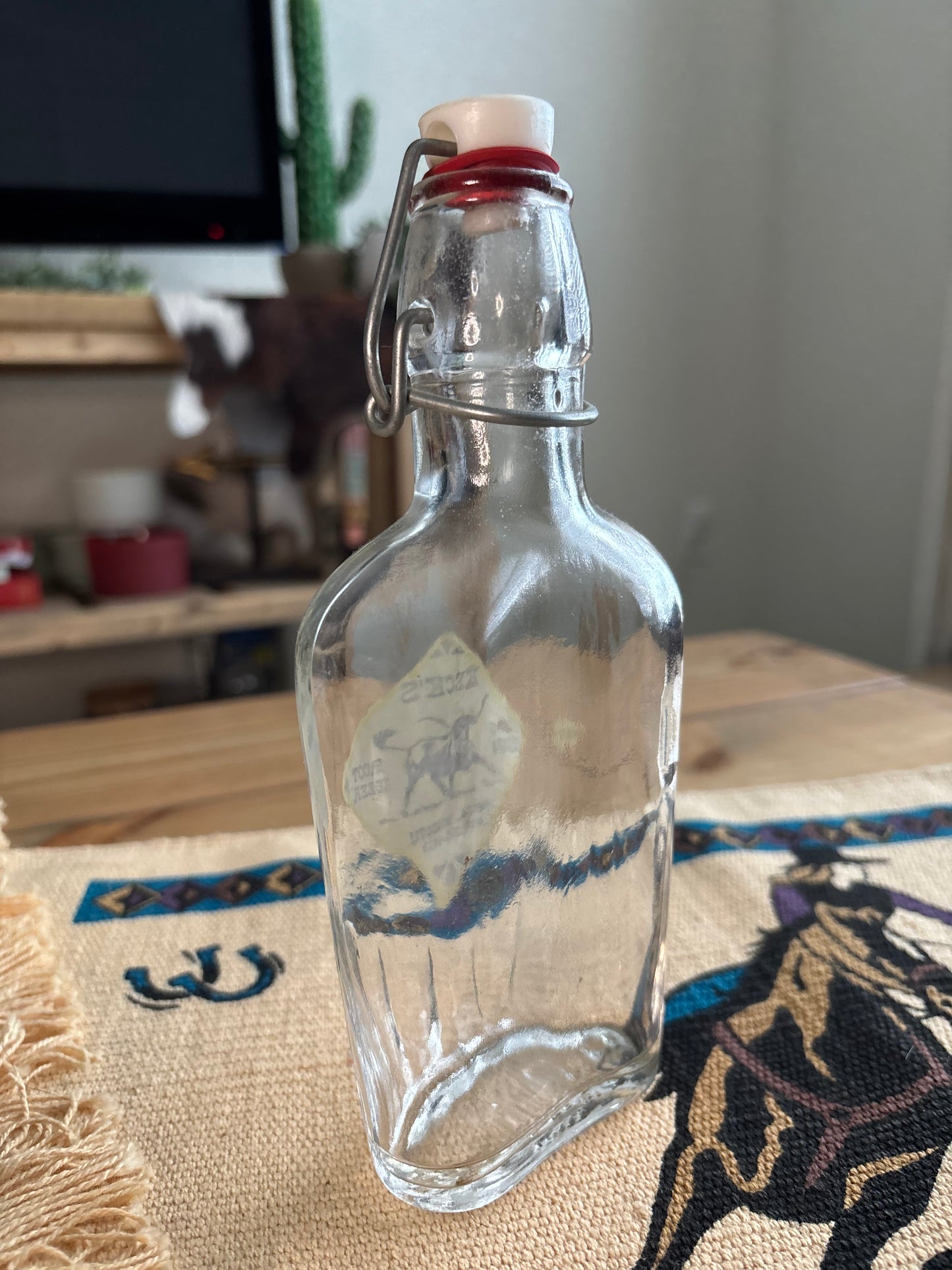 *VINTAGE* KECKS ROOT BEER SWING TOP GLASS BOTTLE