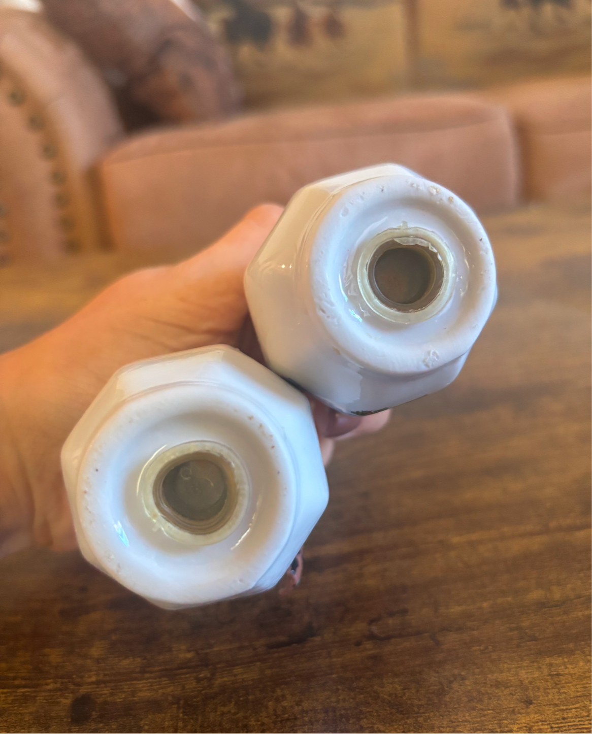 OKLAHOMA SALT & PEPPER SHAKER SET *VINTAGE*