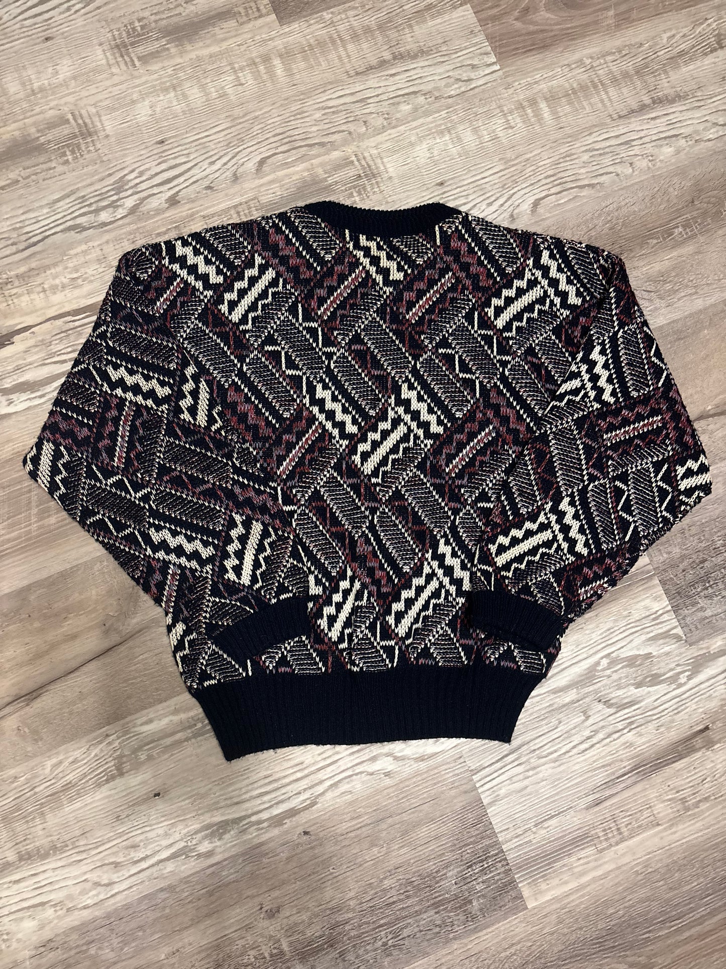 *VINTAGE* UMBERTO PURPLE KNIT SWEATER