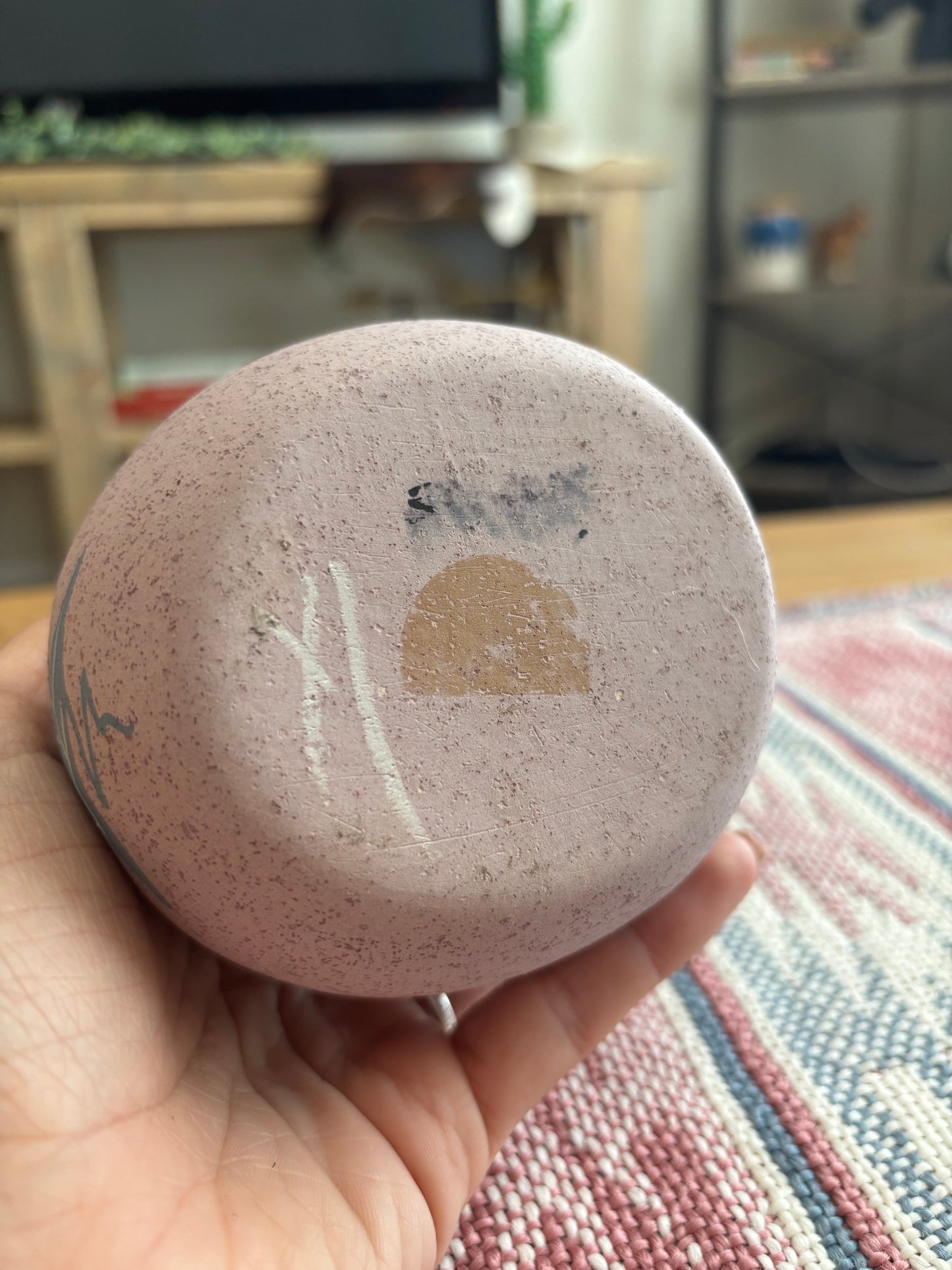 PURPLE CACTUS DINÉ UNITY VASE *VINTAGE*