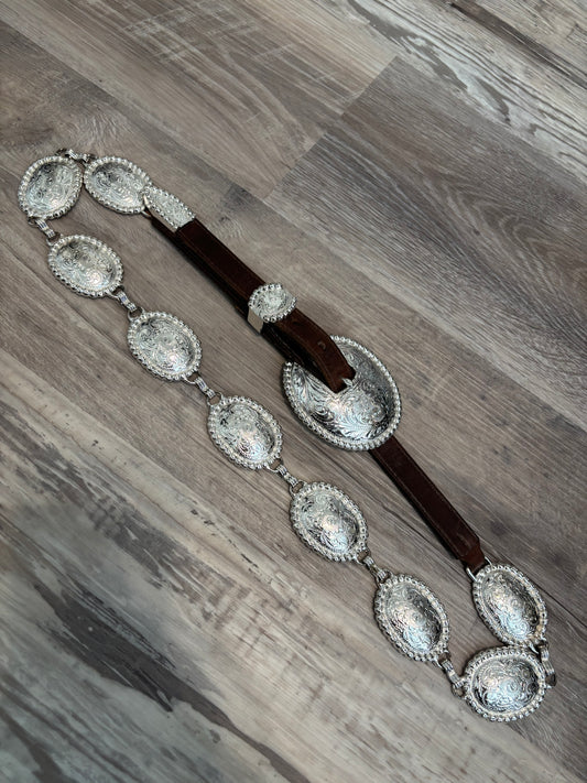 *VINTAGE* THE FAMOUS TONY LAMA CONCHO BELT