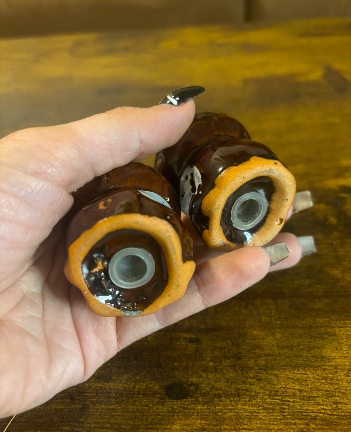 MEXICAN SOMBREROS SALT & PEPPER SHAKER SET *VINTAGE*