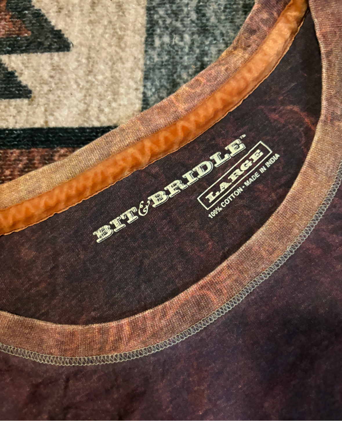 Y2K BIT & BRIDLE HORSE AOP *VINTAGE*