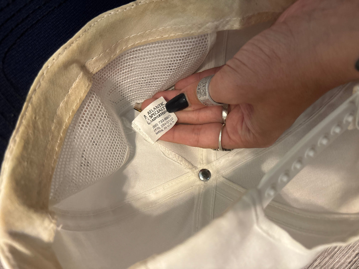 J.M. CLAYTON CO. CHESAPEAKE BAY CRABS TRUCKER SNAPBACK HAT *VINTAGE*