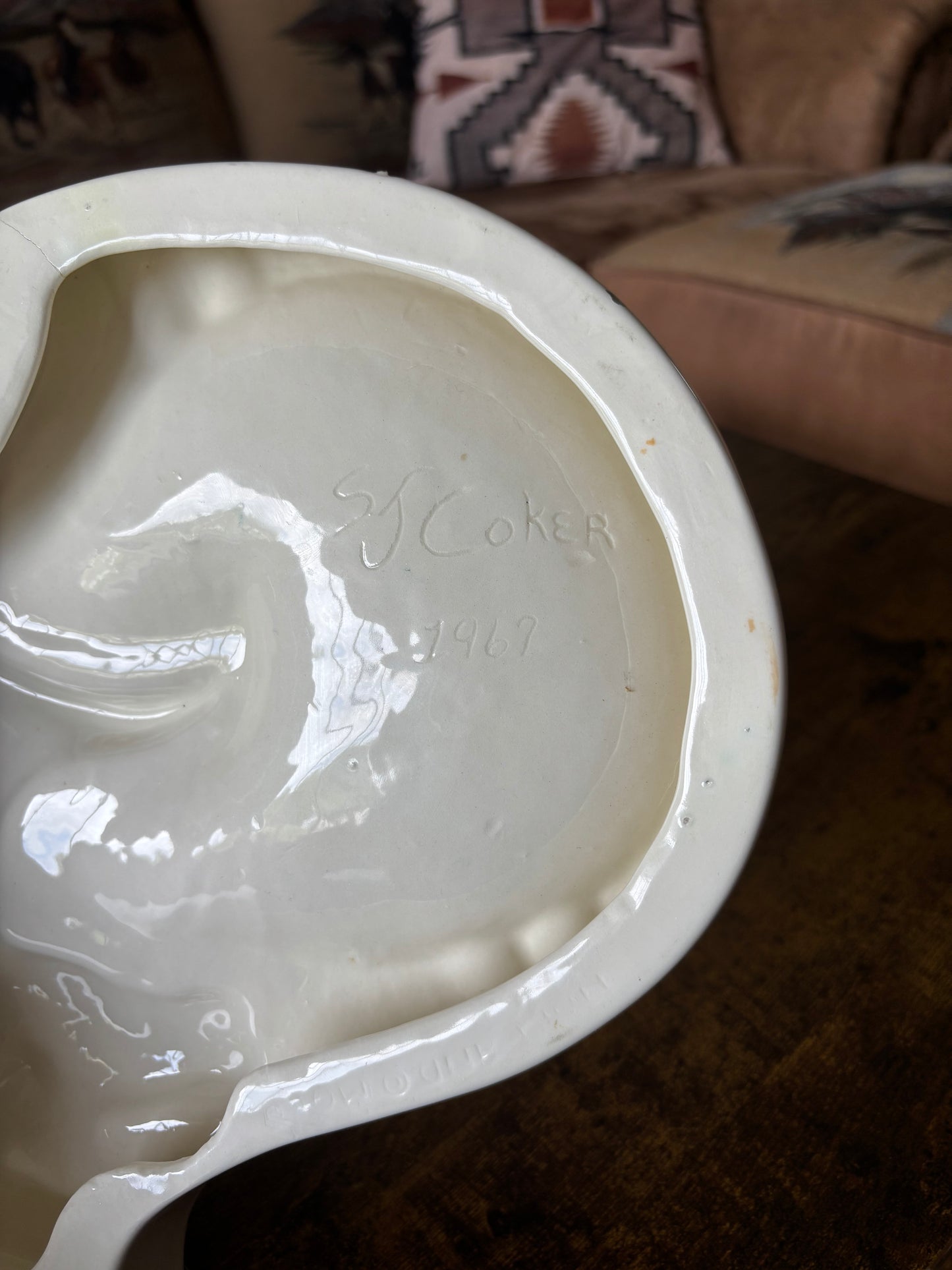 *VINTAGE* 1967 HORSE HEAD FUNKY ASH TRAY TRINKET DISH