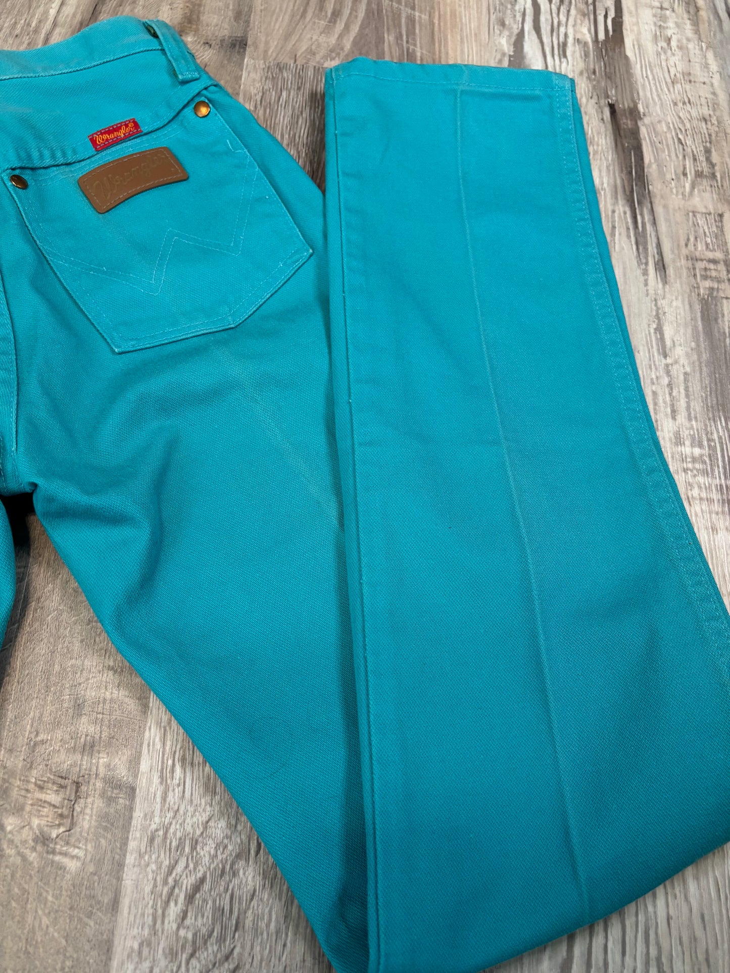 24” TURQUOISE WRANGLERS *VINTAGE*