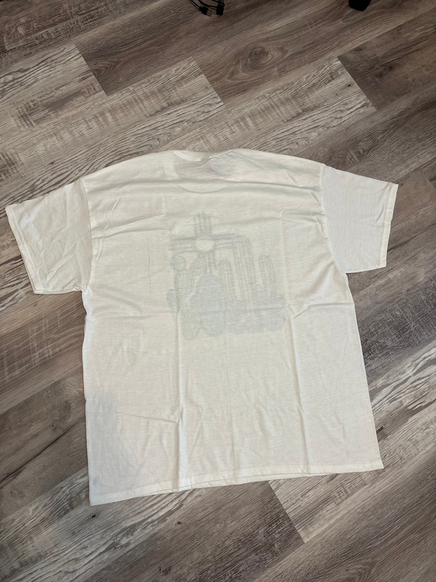 WHITE ZIA CACTUS GRAPHIC TEE