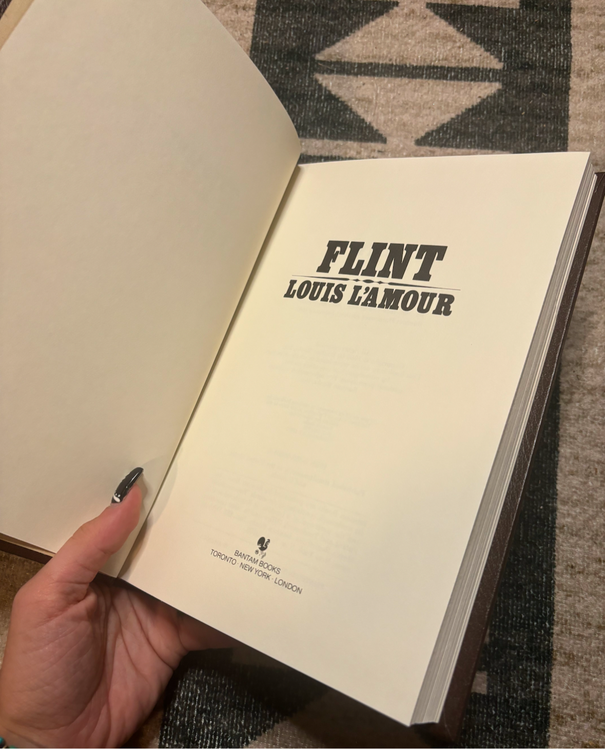 LEATHER BOUND LOUIS L’AMOUR HARDBACK BOOKS- KILLOE, FLINT, DAYBREAKERS *VINTAGE*