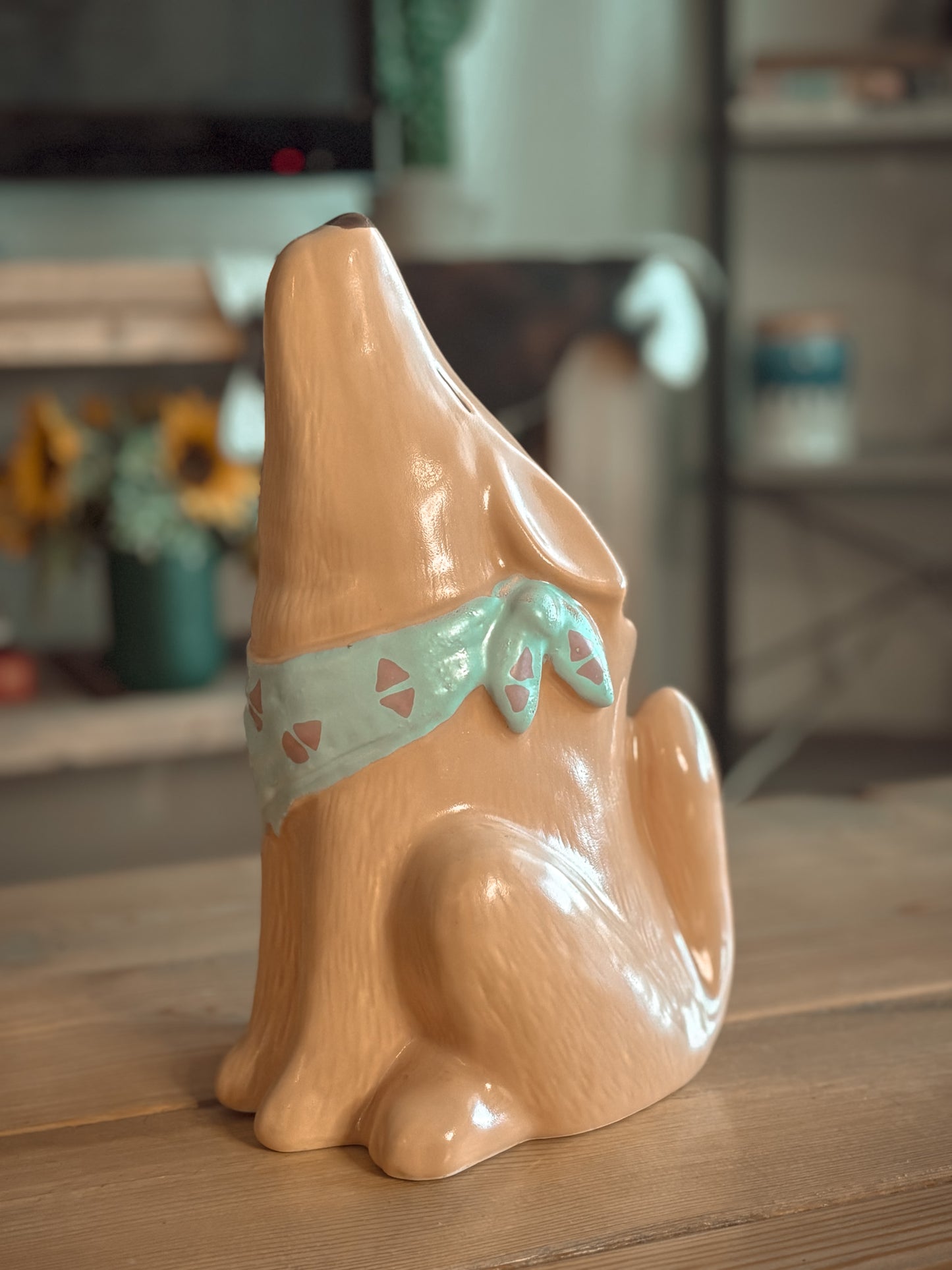 *VINTAGE* COYOTE UTENSIL HOLDER