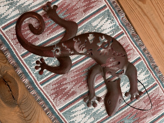 SOUTHWESTERN TIN WALL HANGING LIZARD *VINTAGE*