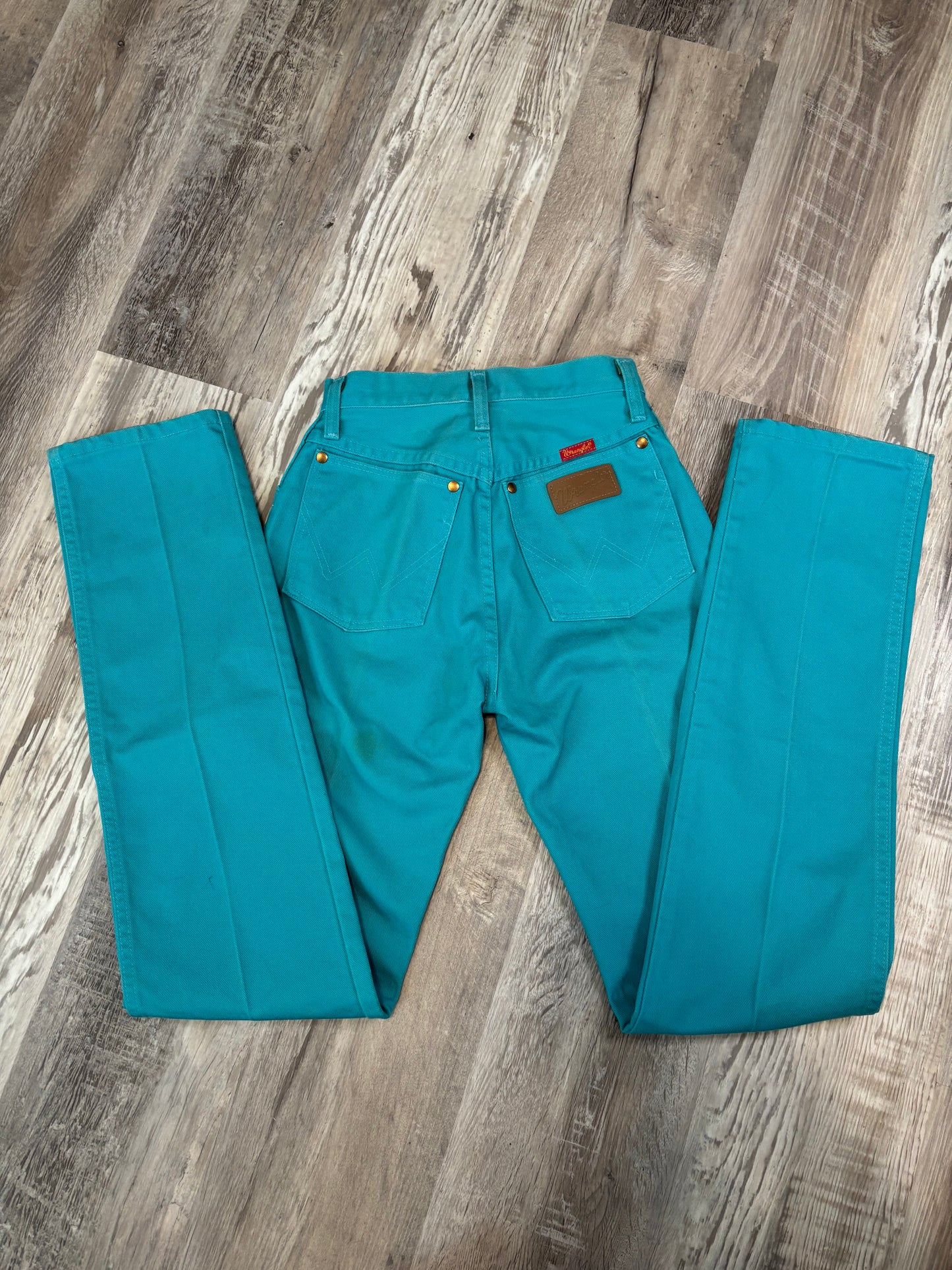 24” TURQUOISE WRANGLERS *VINTAGE*
