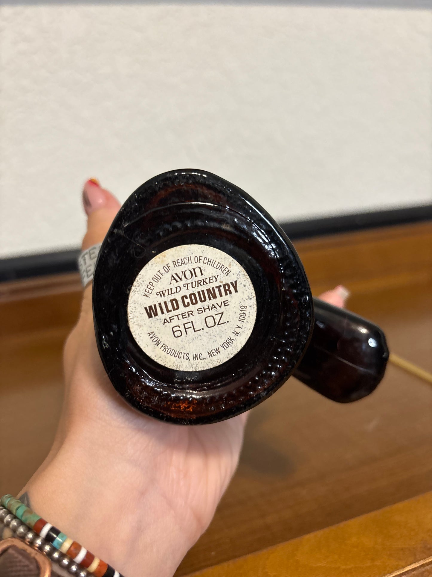 *VINTAGE* AVON WILD TURKEY WILD COUNTRY AFTER SHAVE BOTTLE EMPTY