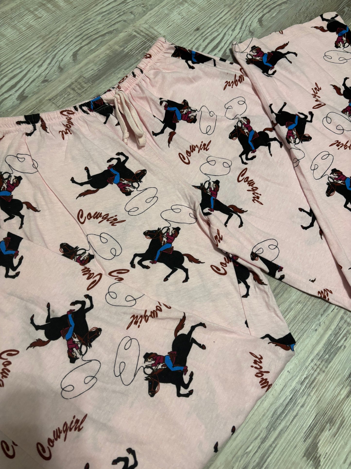 *VINTAGE* PINK COWGIRL JAMMIE PANTS
