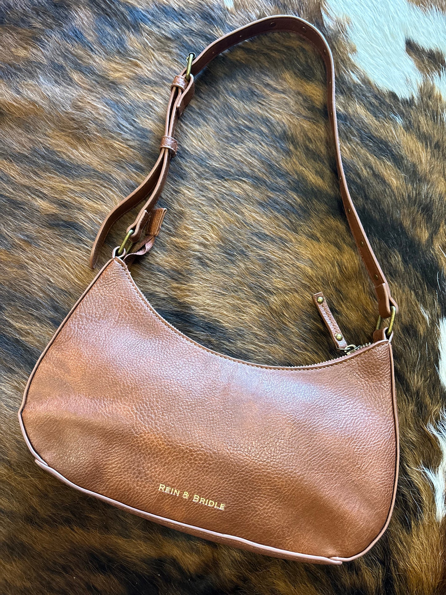 REIN & BRIDLE TOOLED LETHER STYLE PURSE