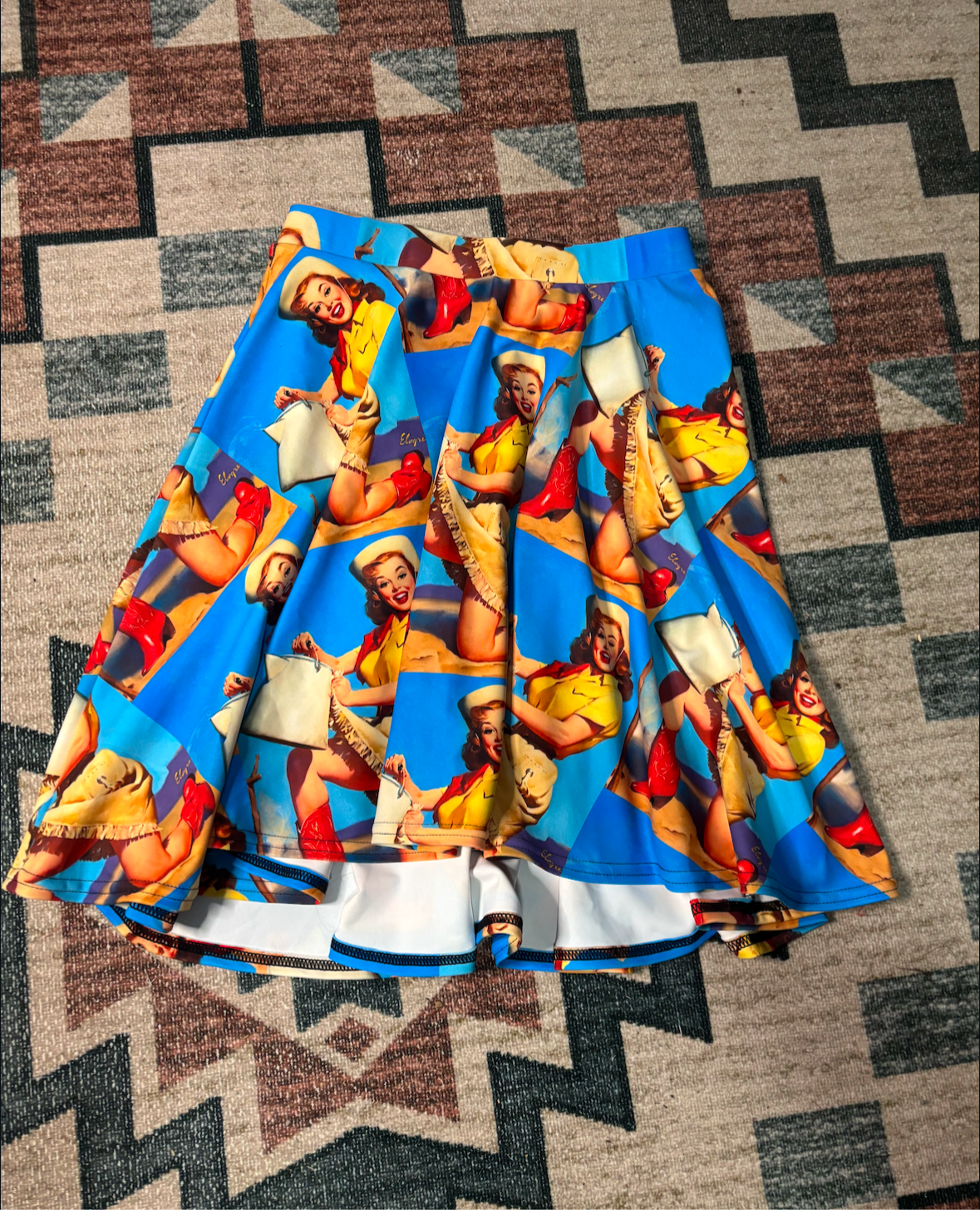 PIN UP COWGIRL SKIRT