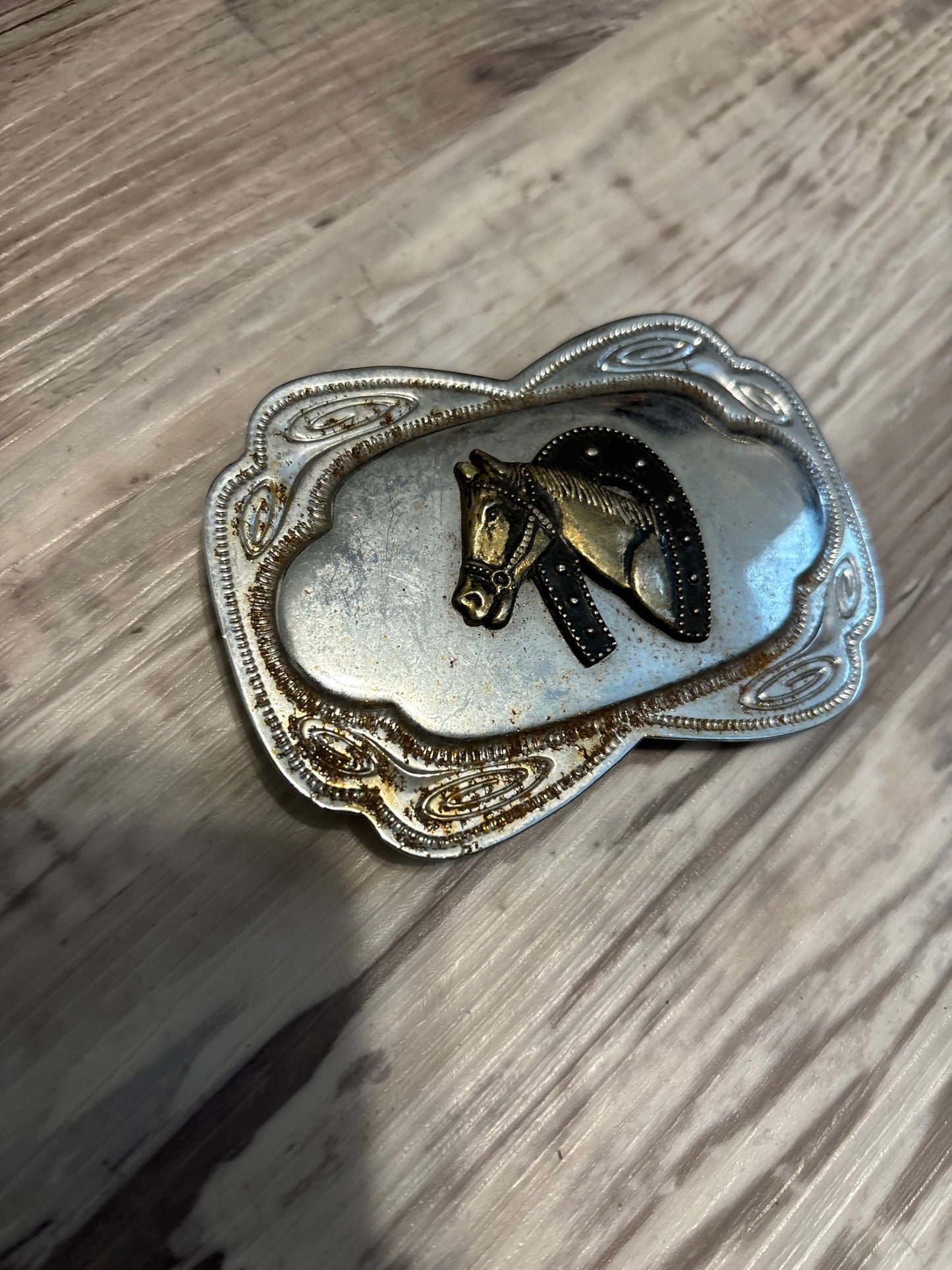*VINTAGE* HORSE BELT BUCKLES
