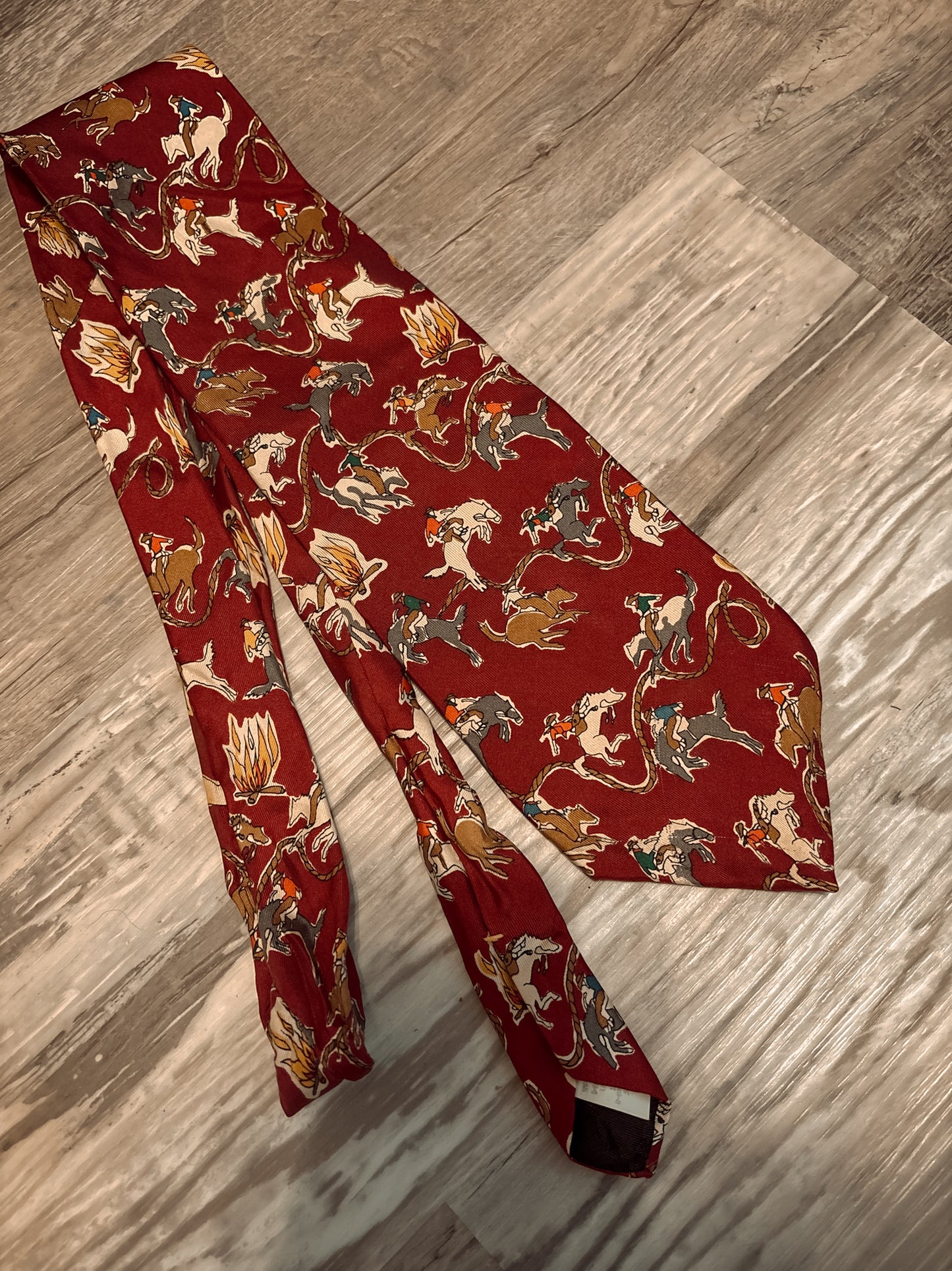 TABASCO BRONC RODEO SILK NECK TIE