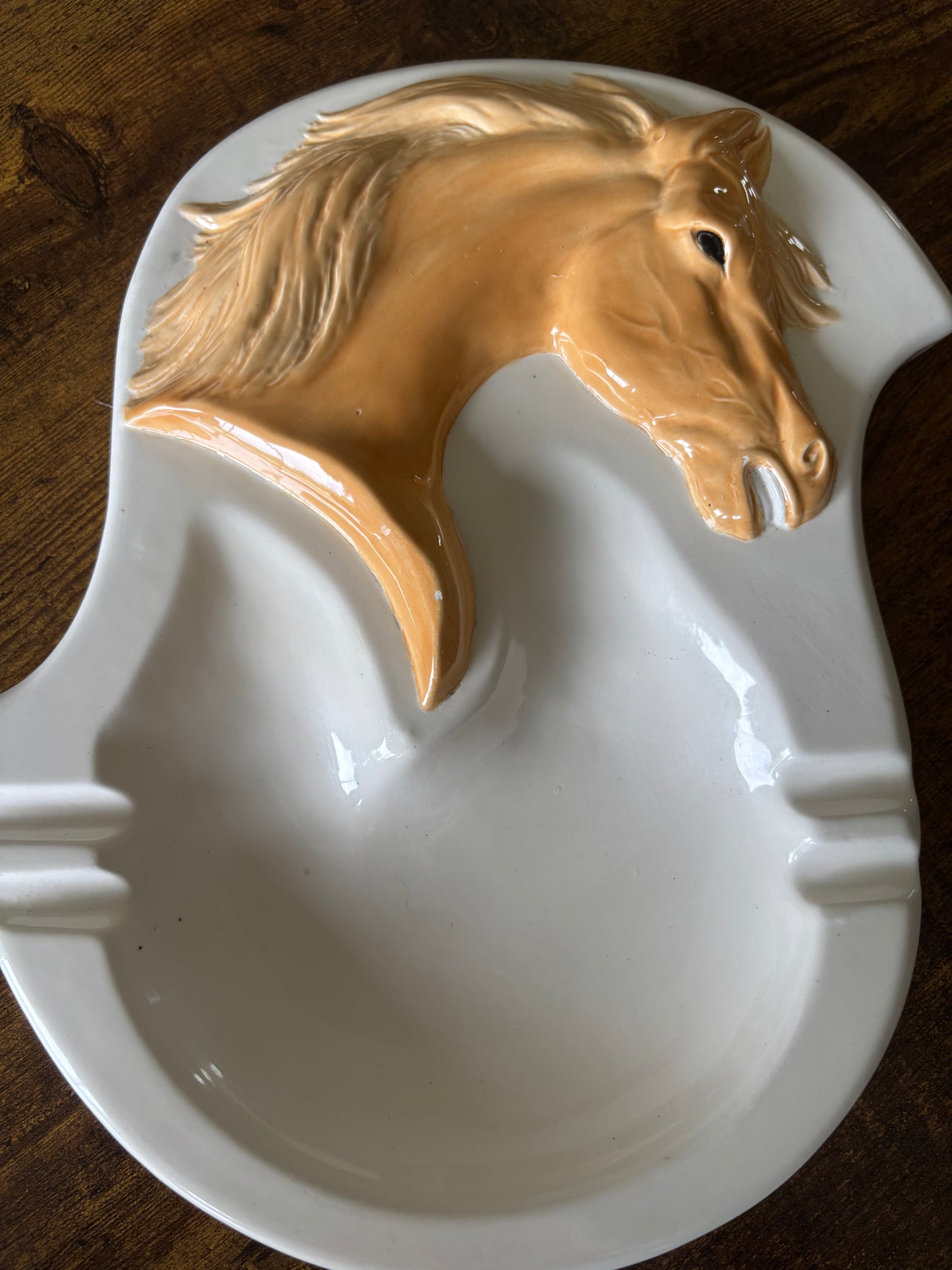 *VINTAGE* 1967 HORSE HEAD FUNKY ASH TRAY TRINKET DISH