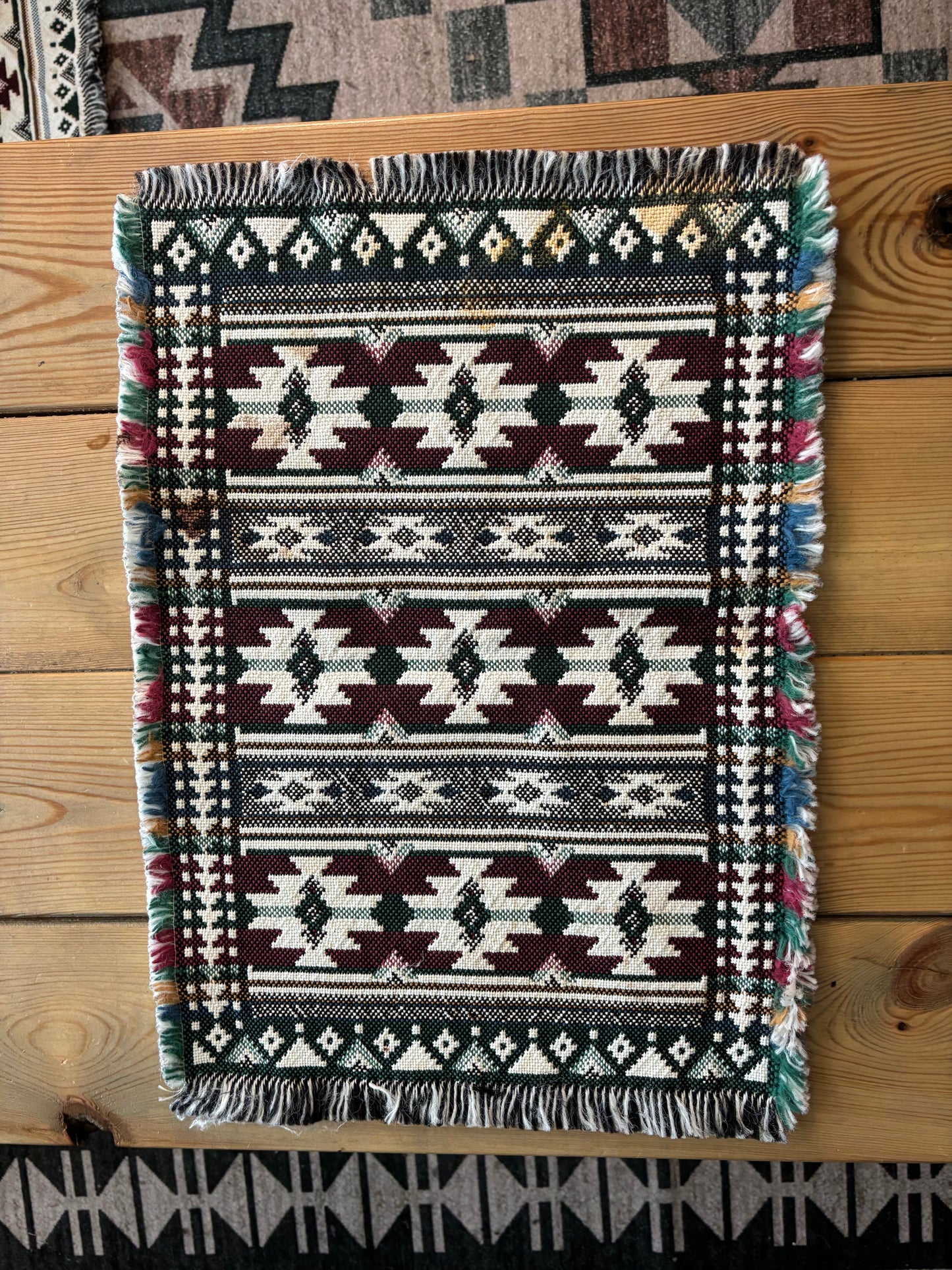 *VINTAGE* AZTEC PLACEMATS SET OF 4