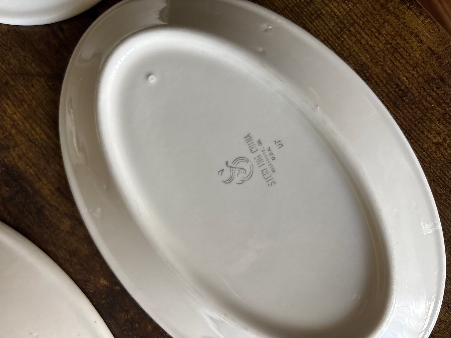 *VINTAGE* EL RANCHO BY STERLING CHINA CATTLE BRANDS HEAVY DUTY PLATES