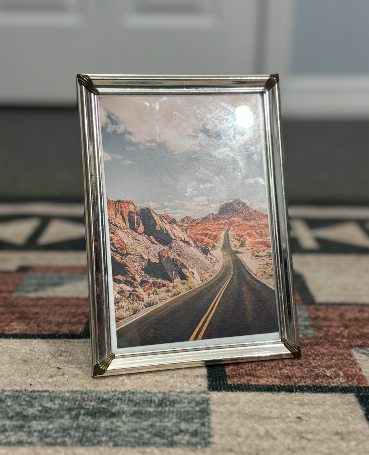 ROAD FRAMED PRINT *VINTAGE FRAME*