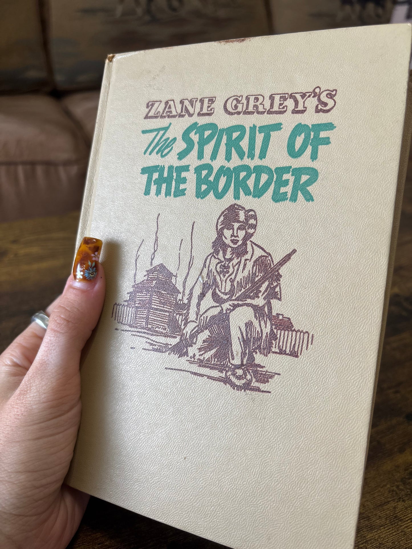 *VINTAGE* ZANE GREY, THE SPIRIT OF THE BORDER, HARDBACK BOOK