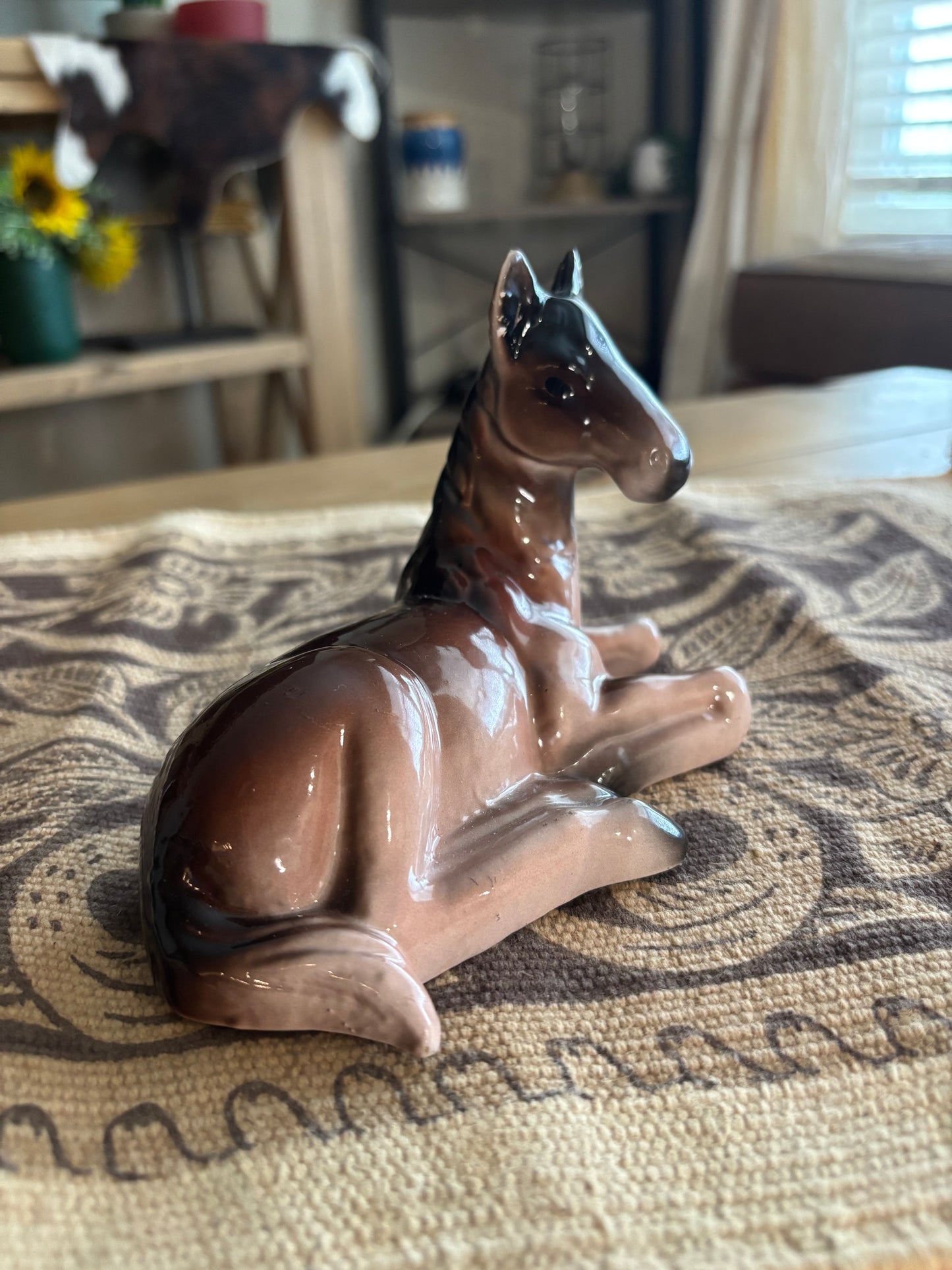 CAST IRON FOAL STATUE