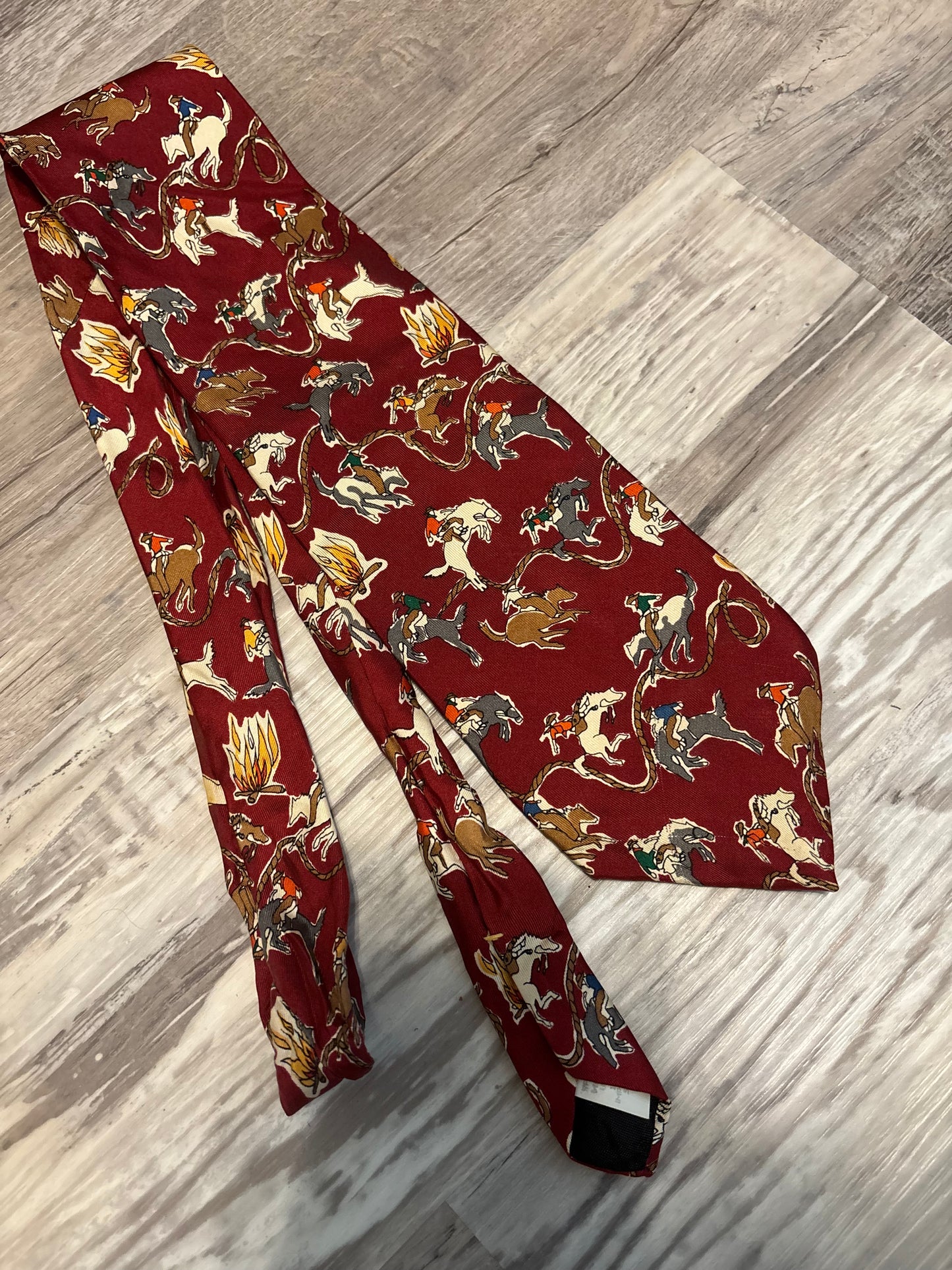 TABASCO BRONC RODEO SILK NECK TIE