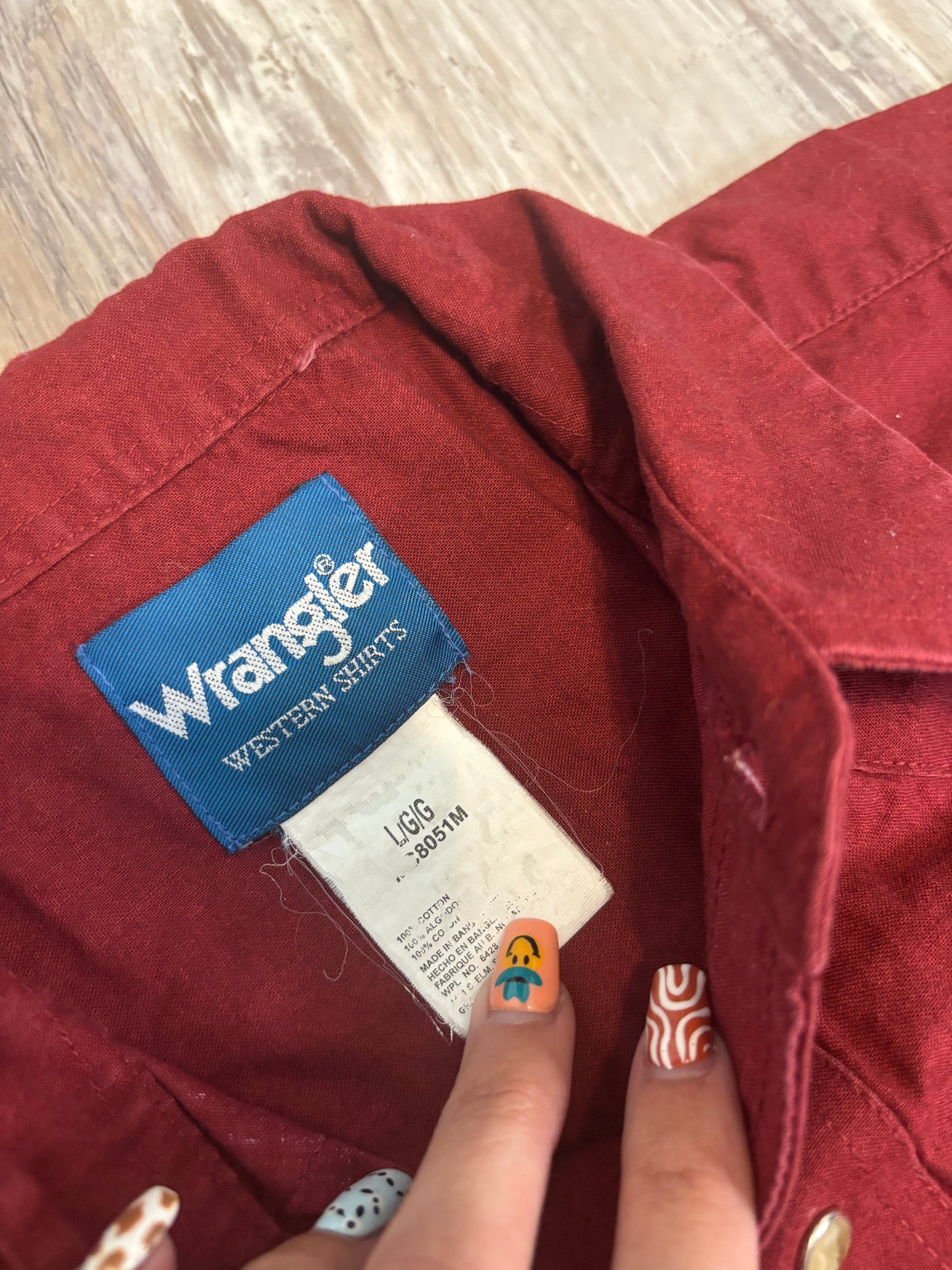 BULL RIDER AZTEC CUT OFF WRANGLER PEARL SNAP *VINTAGE*