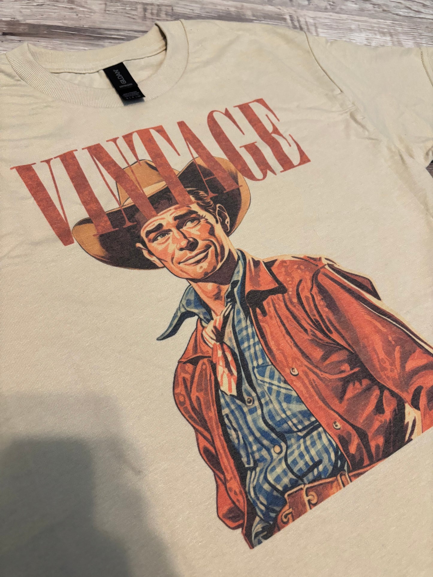 VINTAGE COWBOY GRAPHIC TEE