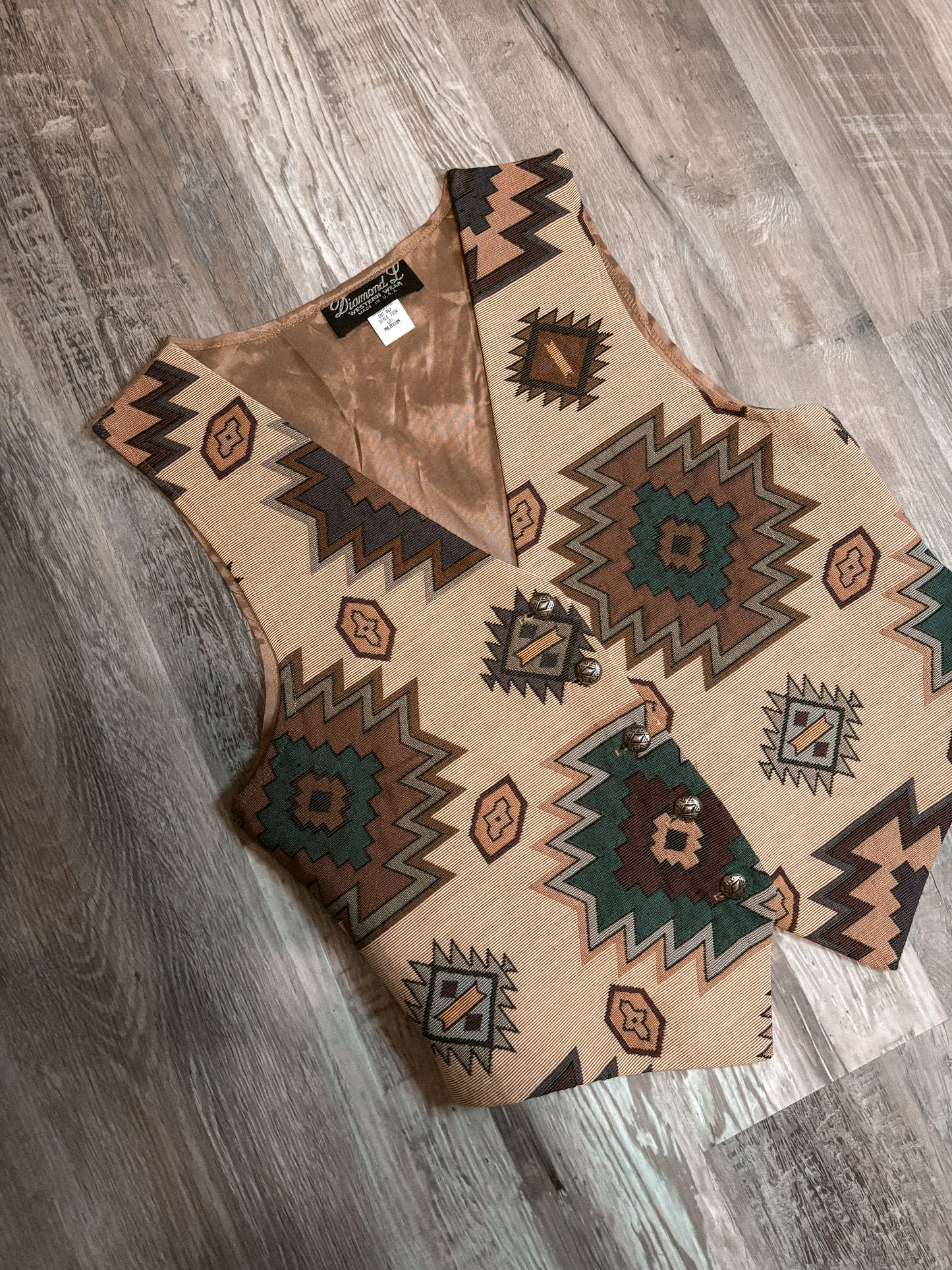 DIAMOND L AZTEC VEST *VINTAGE*