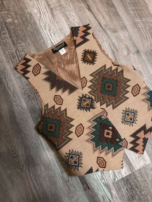 DIAMOND L AZTEC VEST *VINTAGE*