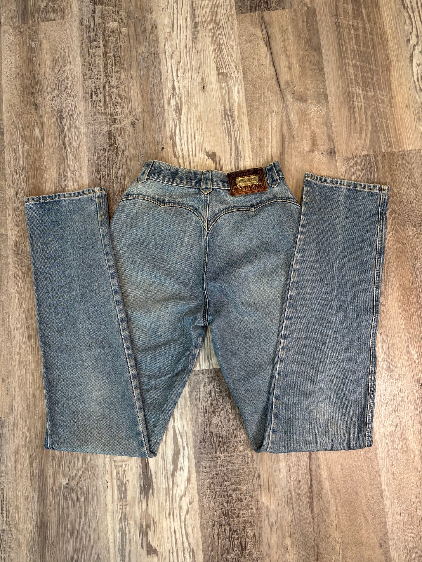26" LIGHT WASH LAWMAN BAREBACK JEANS *VINTAGE*