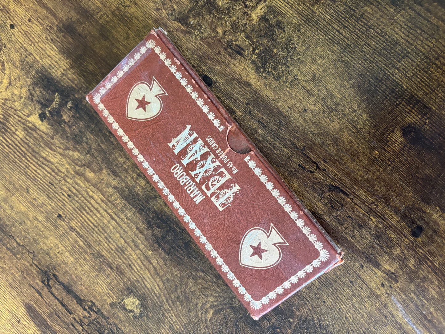 *VINTAGE* MARLBORO TEXAN POKER CARD (BOX MARLBORO, SEE DESCRIPTION)