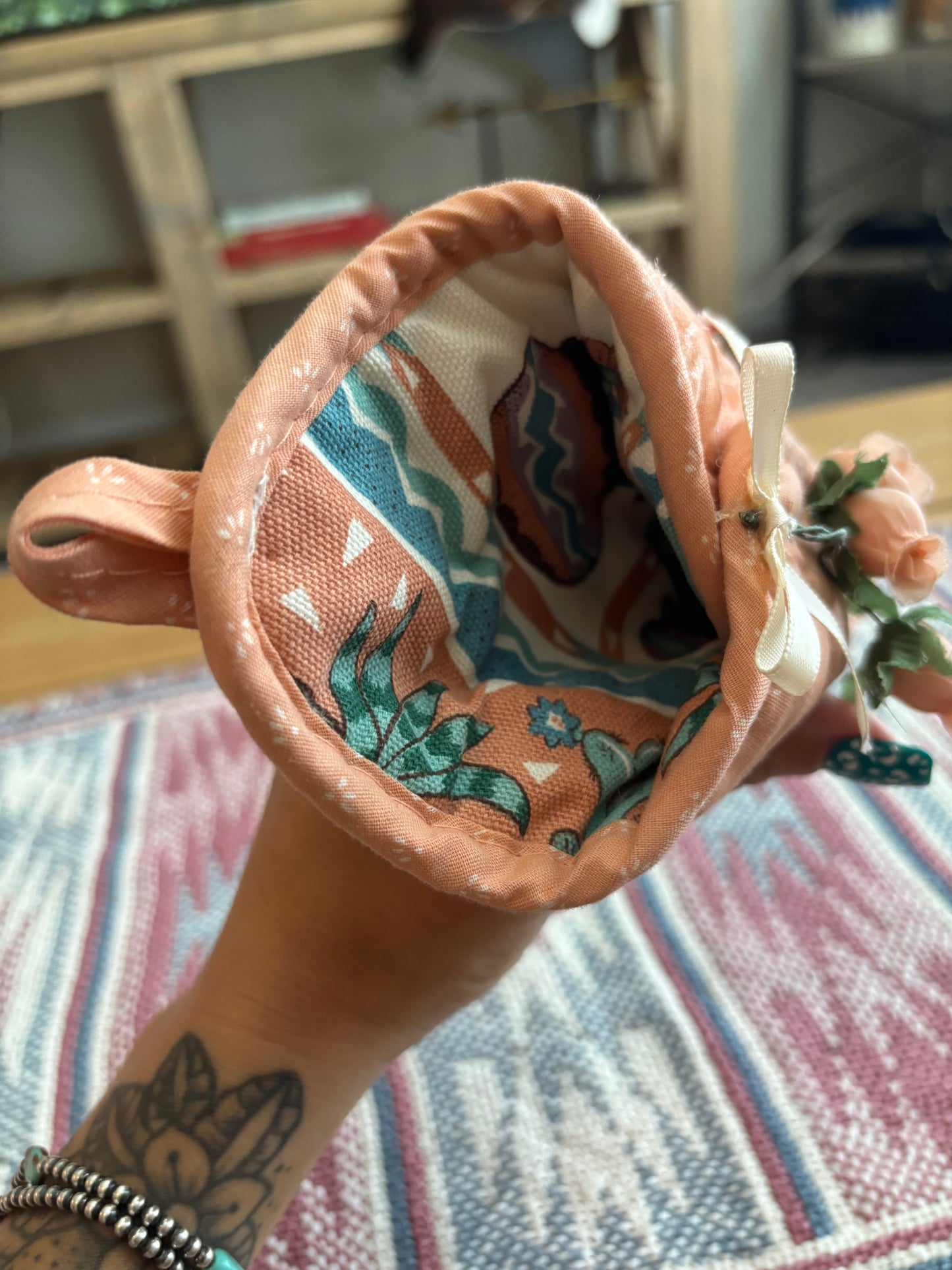 HOMEMADE SCISSOR/TOOL POUCH *VINTAGE*