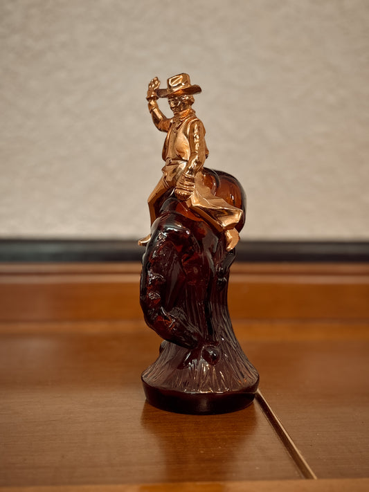 *VINTAGE* BUCKING BRONCO AVON COLOGNE BOTTLE