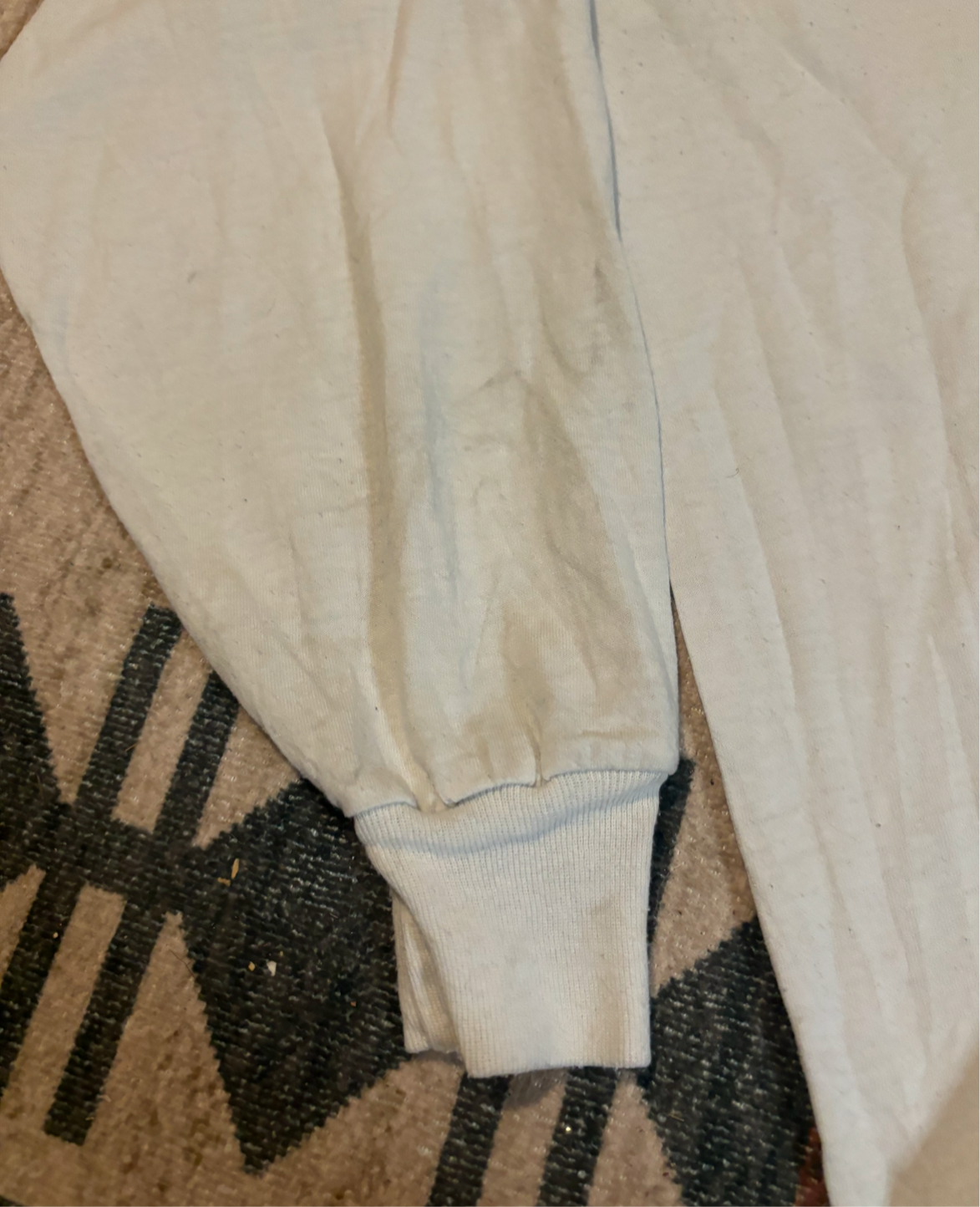 RED BARN & HORSES LONG SLEEVE TEE *VINTAGE*