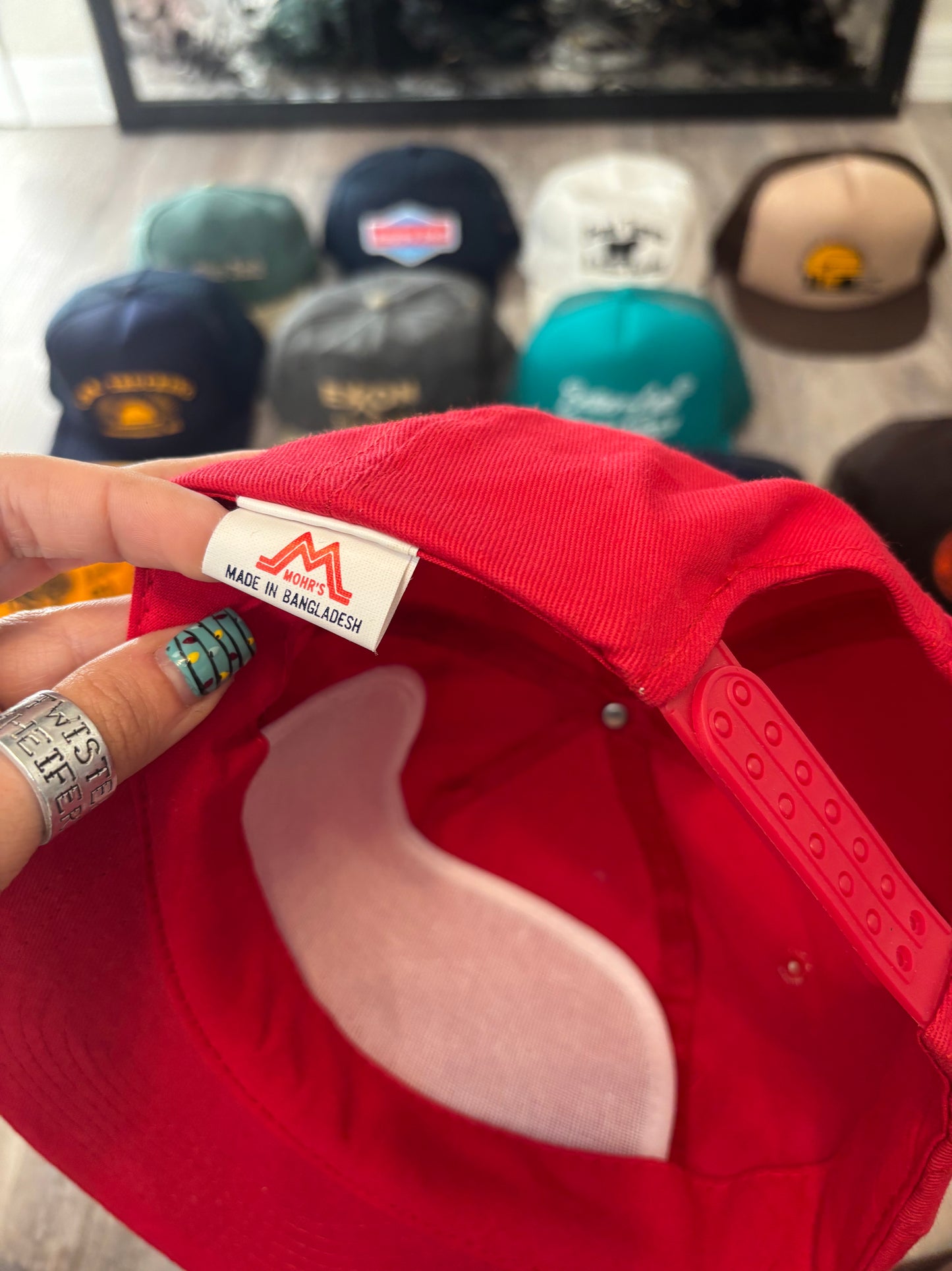 *VINTAGE* SUNSHINE MATERIALS TRUCKER HAT