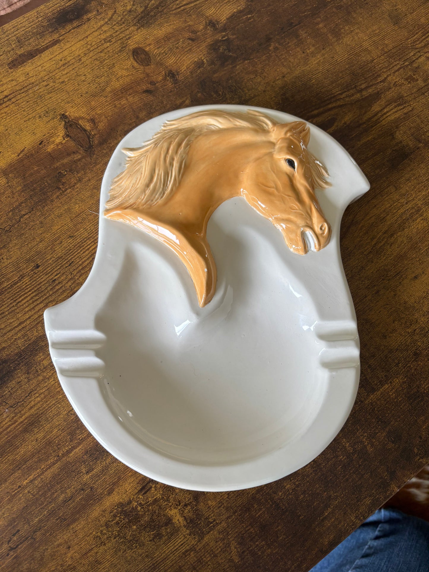 *VINTAGE* 1967 HORSE HEAD FUNKY ASH TRAY TRINKET DISH