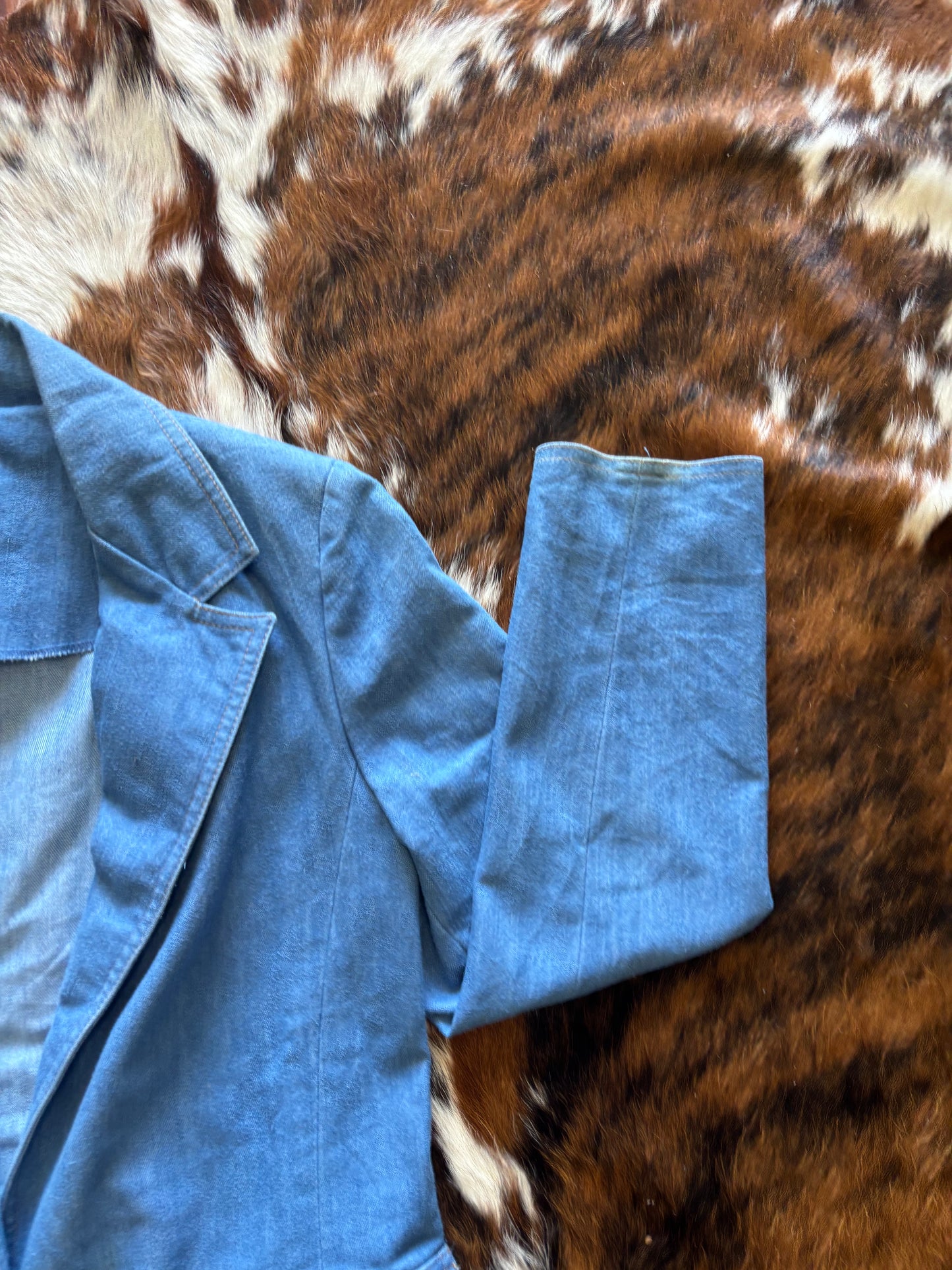 *VINTAGE* FOUR SEASONS WOMENS DENIM BLAZER JACKET