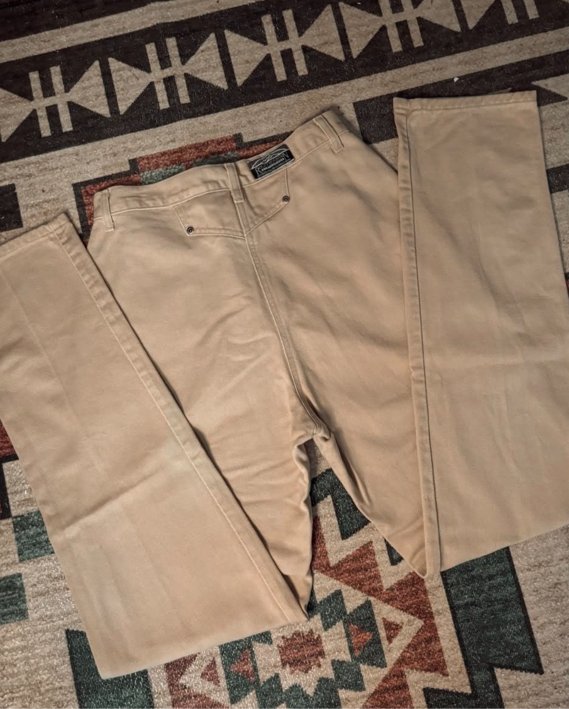 29” KHAKI ROCKIES BAREBACK JEANS *VINTAGE*