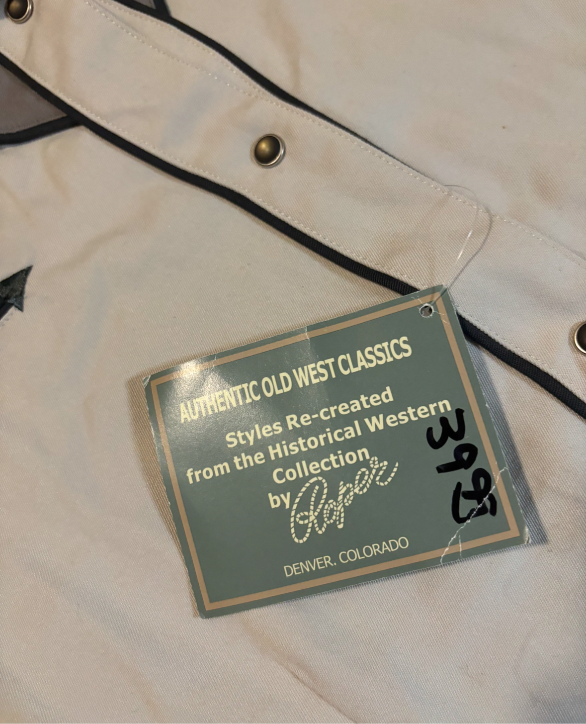 DEADSTOCK ROPER FLORAL PEARL SNAP