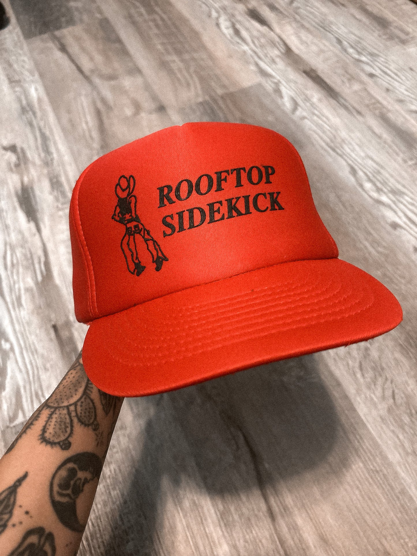 ROOFTOP SIDEKICK TRUCKER SNAPBACK HAT *VINTAGE*