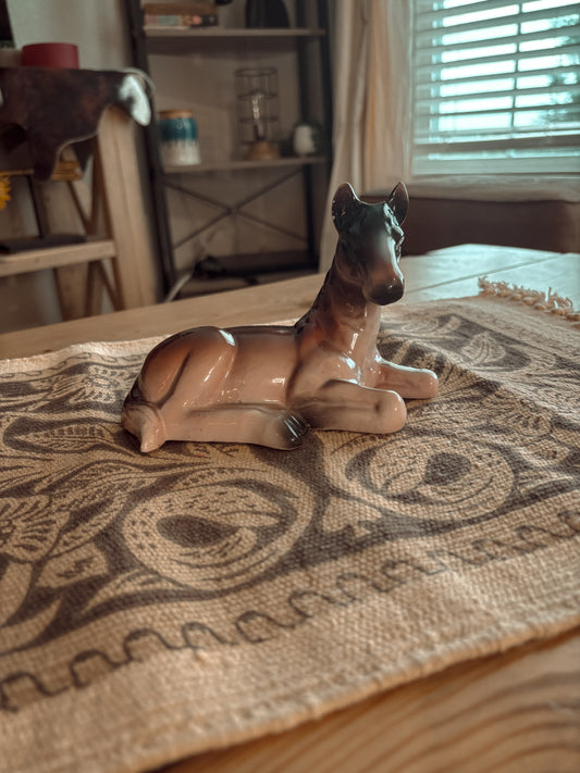 CAST IRON FOAL STATUE